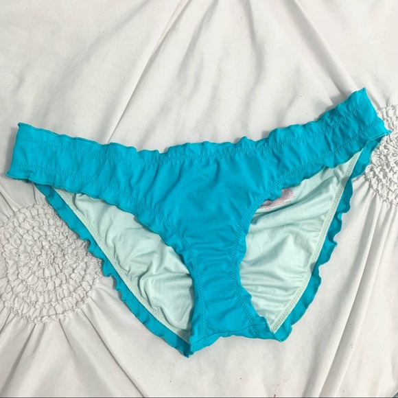 💙 (Accepting Offers!) • VS Ruffle Scrunch-booty Swim Bottoms - Picture 2 of 5